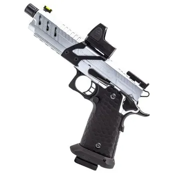 Airsoft VORSK CS HI-CAPA VENGEANCE + BDS - černý/stříbrný