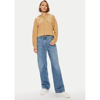 Pánská mikina Calvin Klein Mikina Nano Logo K20K207210 Béžová Relaxed Fit XS