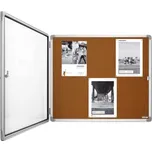 Magnetoplan vitrína korková optimal vnitřní 6 x A4 PL00203