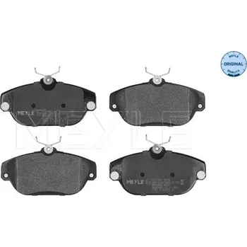 Brzdový systém Sada brzdových destiček, kotoučová brzda MEYLE 025 201 6418