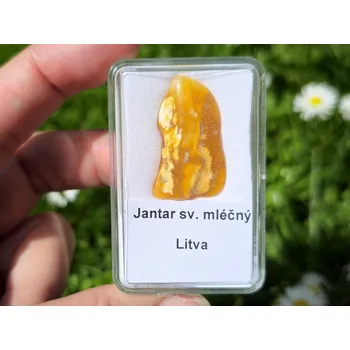 Přírodní kámen Jantar světle mléčný (Litva) 2,2g