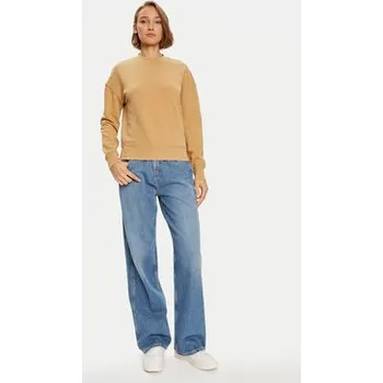 Pánská móda Calvin Klein Mikina Nano Logo K20K207213 Béžová Relaxed Fit L