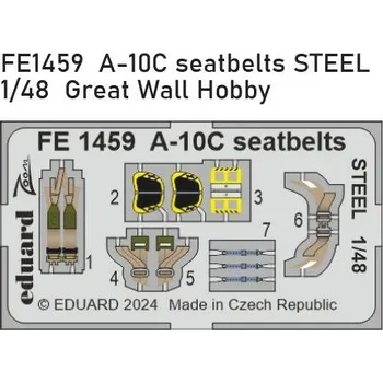 Plastikový model Eduard 1/48 A-10C seatbelts STEEL (GREAT WALL HOBBY)