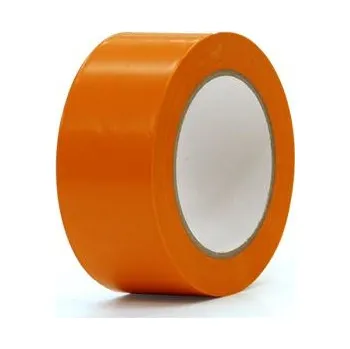 Lepicí páska PVC podlahová páska 50 mm x 33 m - oranžová