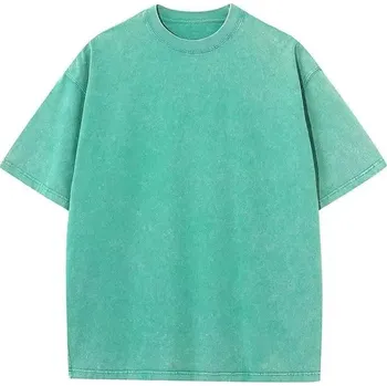 Pánské tričko Pánské retro tričko oversize střihu Velikost: XL, Barva (Varianta): Zelená