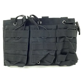 Molle sumka na 3 zásobníky M4/M16 - Černá