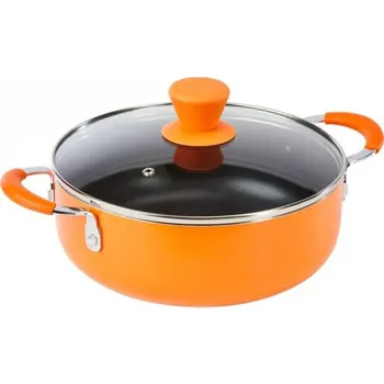 Hrnec Bergner Kastrol s pokličkou Happy 3,5 l oranžový
