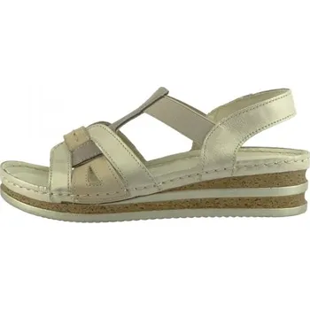 Dámské sandále Helios sandály 129 zlatá, velikost 38