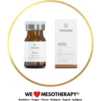 Léčba akné Venome Meso ACNE 5 ml mesococtail - podpora pokožky se sklonem k zánětu a akné