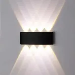 Top Light - LED Venkovní nástěnné svítidlo RAY LED/8W/230V IP44 4000K černá 171347385