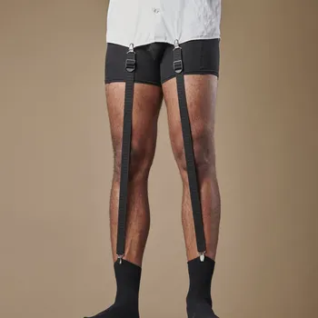 Kšandy Černé podvazkové šle - balení 4 ks - Trendhim