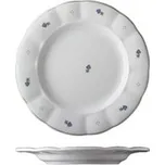 Mělký talíř BENEDIKT modrá házenka 19 cm