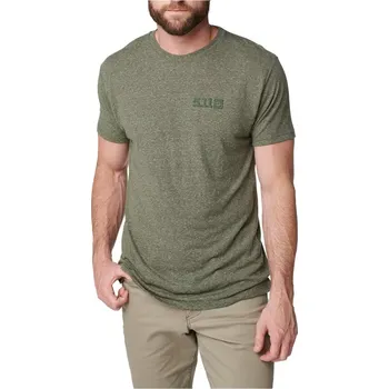Pánské tričko Triko 5.11 Triblend Legacy S/S - Miltary Green Heather 2XL