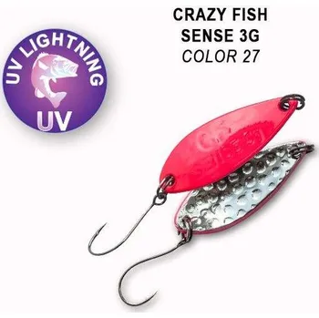 Umělá nástraha Plandavka Crazy Fish Sense 32mm 3g color 27