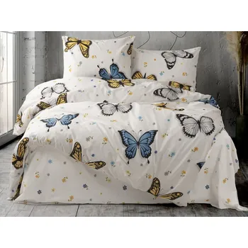 Povlečení Povlékáme.cz Bavlněné povlečení Motýli 140x200 70x90