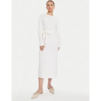 Dámské šaty Max Mara Leisure Úpletové šaty Scrivia 24263260 Bílá Regular Fit M