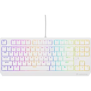 Klávesnice Genesis herní klávesnice THOR 230/TKL/RGB/Outemu Red/Drátová USB/US layout/Bílá