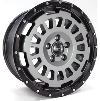 Alu kolo TWIN-MONOTUBE-PROJEKT AT1 ŠEDÁ, OCHRANNÝ PRSTENEC 8,5×18" 5×120 (VW T5, T6 / T6.1, Amarok)