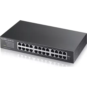 Síťový prvek ZYXEL 24xGb fanless rack switch GS1100-24E v3
