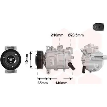 Kompresor klimatizace Kompresor, klimatizace VAN WEZEL 0301K714
