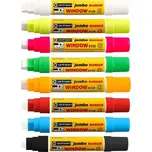 Popisovač křídový Jumbo 9120 na sklo růžová