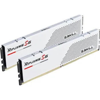 Operační paměť G.skill 64GB/2x32GB RipJaws S5, DDR5 6000MHz CL30 White F5-6000J3040G32GX2-RS5W