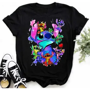 Dámské tričko s Disney motivy Velikost: 3XL, Barva (Varianta): S15901-Černá