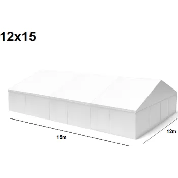 Zahradní stan TENTino Velkokapacitní párty stan 12x15 m Stav stanu: NOVÝ