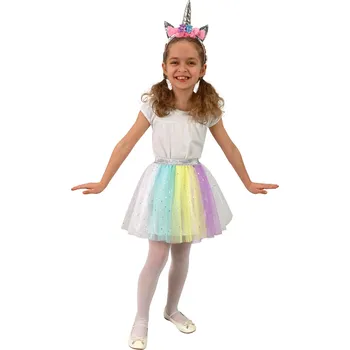 Karnevalový kostým Rappa Dětský kostým tutu sukně jednorožec s čelenkou