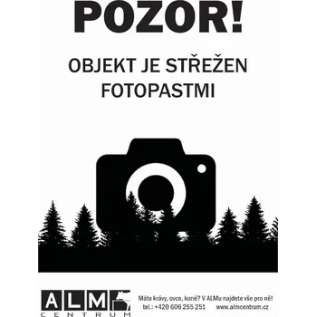 Plastová cedulka - POZOR FOTOPAST