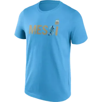 Pánské tričko Pánské tričko Adidas Fanatics Argentina 2024 Messi Graphic blankytné