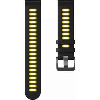 Silikonový Barevný Řemínek Pro Garmin Forerunner Možnosti: Černo-Žlutá