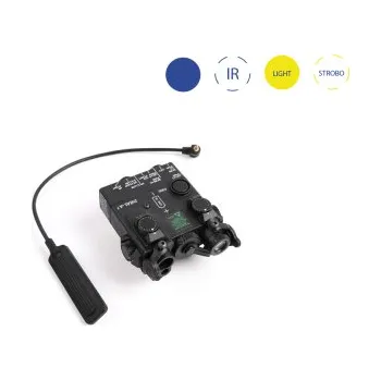 Svítilna Taktický XBAL- X2, kov (Modrý/IR laser + strobo svítilna) - Černý