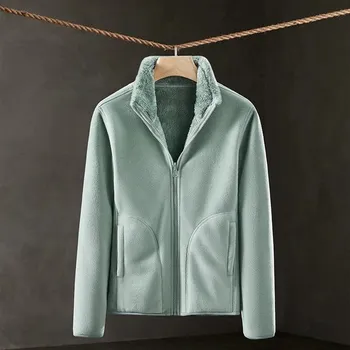 Dámská softshellová bunda Flícová dámská bunda Barva: Zelená, Velikost: M