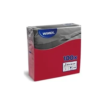 Papírový ubrousek Papírové ubrousky 33 x 33 cm, 1-vr., červené.