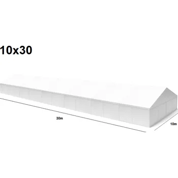Zahradní stan TENTino Velkokapacitní párty stan 10x30 m Stav stanu: NOVÝ