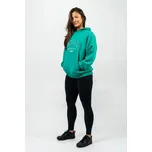 Dámská mikina Nebbia GYM RAT Branded Oversized Hoodie 256 green S