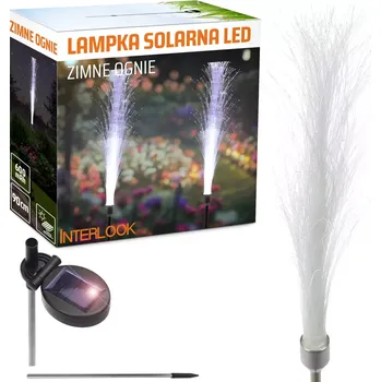 Dekorativní svítidlo Interlook FLD-45-BÍLÁ | Venkovní solární LED lampy prskavky | 90 cm, 600 mAh