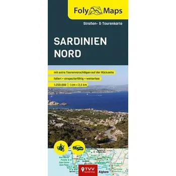 FolyMaps Sardinien Nord - Bikerbetten - TVV Touristik Verlag GmbH