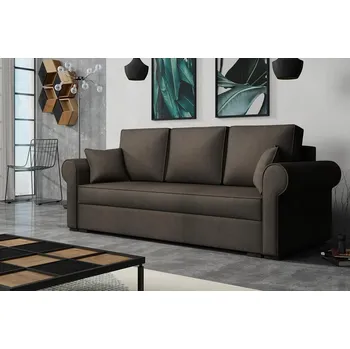 Pohovka Falco Rozkládací pohovka MEGAN s úložným prostorem, tmavě hnědá Mono 234