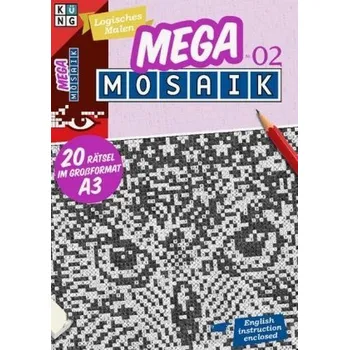 Mega-Mosaik 02, 20 Teile - Conceptis Puzzles