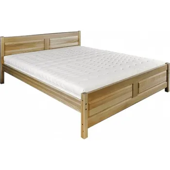 Ložnice Masivní postel KL-109, 140x200, dřevo buk, výběr moření Barva: moření gray