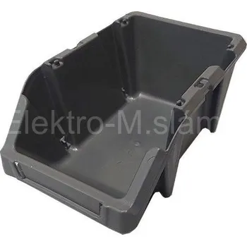 Úložný box KPA15 130x200x100mm šedá Stahovací bedna plastová