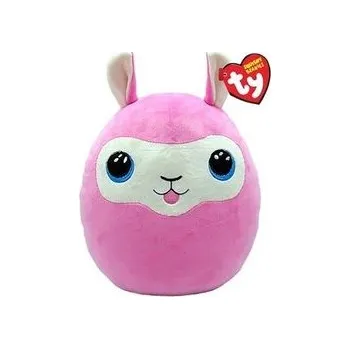 plyšák Squishy Beanies Lana - różowa lama 22cm