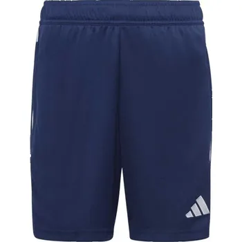 Juniorské fotbalové šortky adidas TIRO 23 SHORTS 152 Tmavě modrá, Bílá
