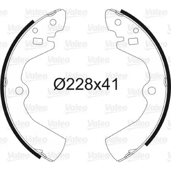 Brzdová čelist Sada brzdových čelistí, , 4406047L25, 4406047L26, 4406055L25, 4406056L25, 4406056L26, 4406056L27, 4406060Y25, 4406070N25, 4406086R25, 44060D5725, 5830531020, 5830533C00, VALEO, 562076