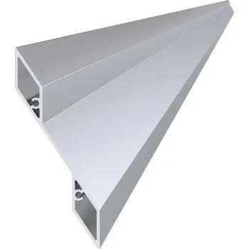 Plot Hliníková plotová lamela 115,2x24,4 mm, tvar žaluzie, tloušťka 1,6 mm 2m +/- 5mm (AL-PV6-2)