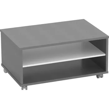 Konferenční stolek Konferenční stolek RIOMA TYP NEW 32, grafit/bílá