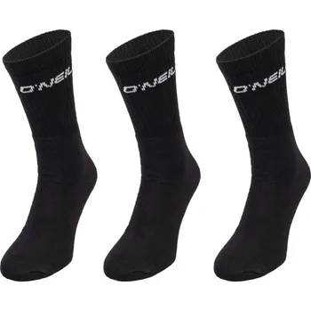 Pánské ponožky Unisex ponožky O'Neill SPORTSOCK 3P 39/42 Černá, Bílá