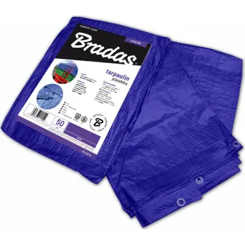 Bradas Standard zakrývací plachta 50 g/m2 modrá, 5 x 4 m